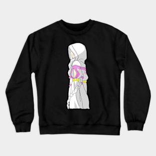 Mysterious White Girl Lady Shiro Spider Shiraori Wakaba Hiiro Kumo Crewneck Sweatshirt